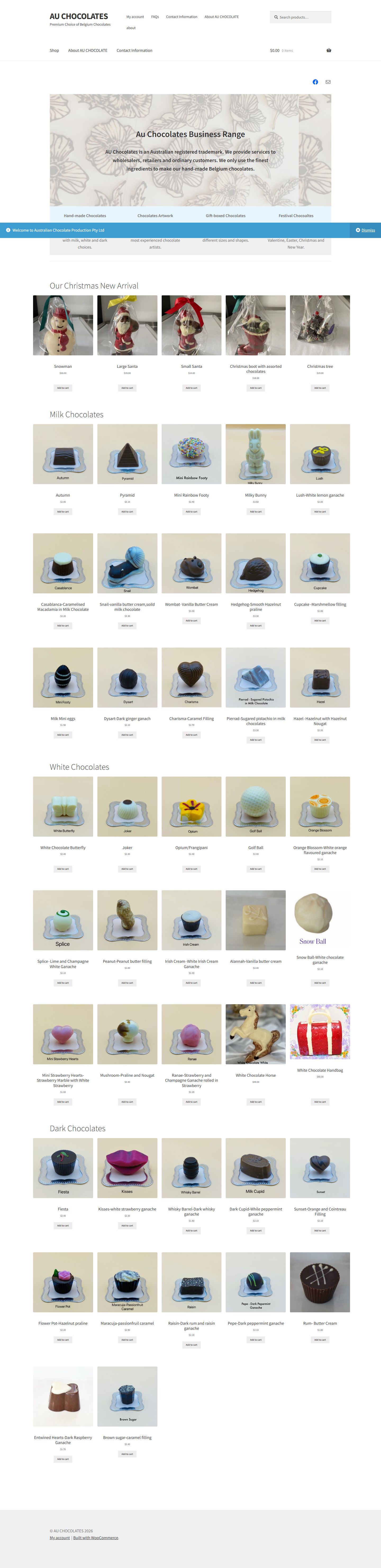 AUS Chocolates 澳洲精品巧克力在线商城
