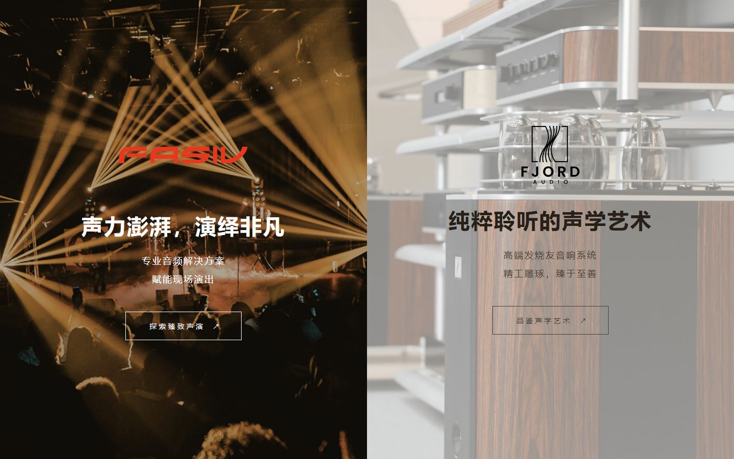 FASIV &times; Fjord Audio 专业音频品牌官网